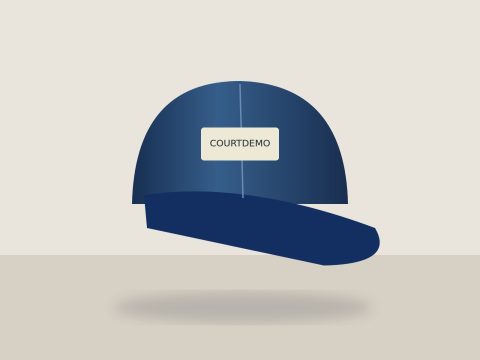 Blue cap — synthetic demo